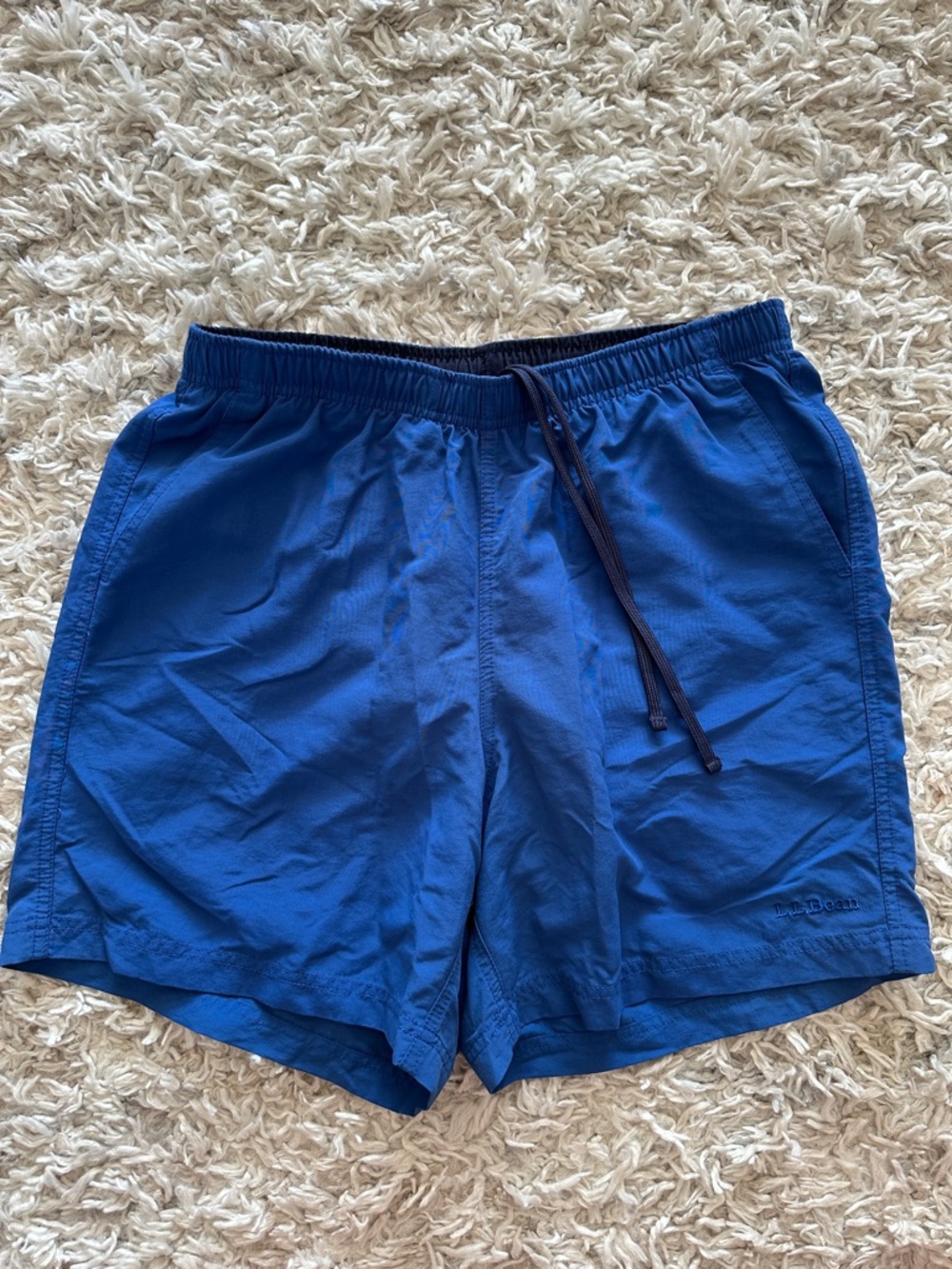 L.L. Bean Blue Men's Athletic Swim Shorts